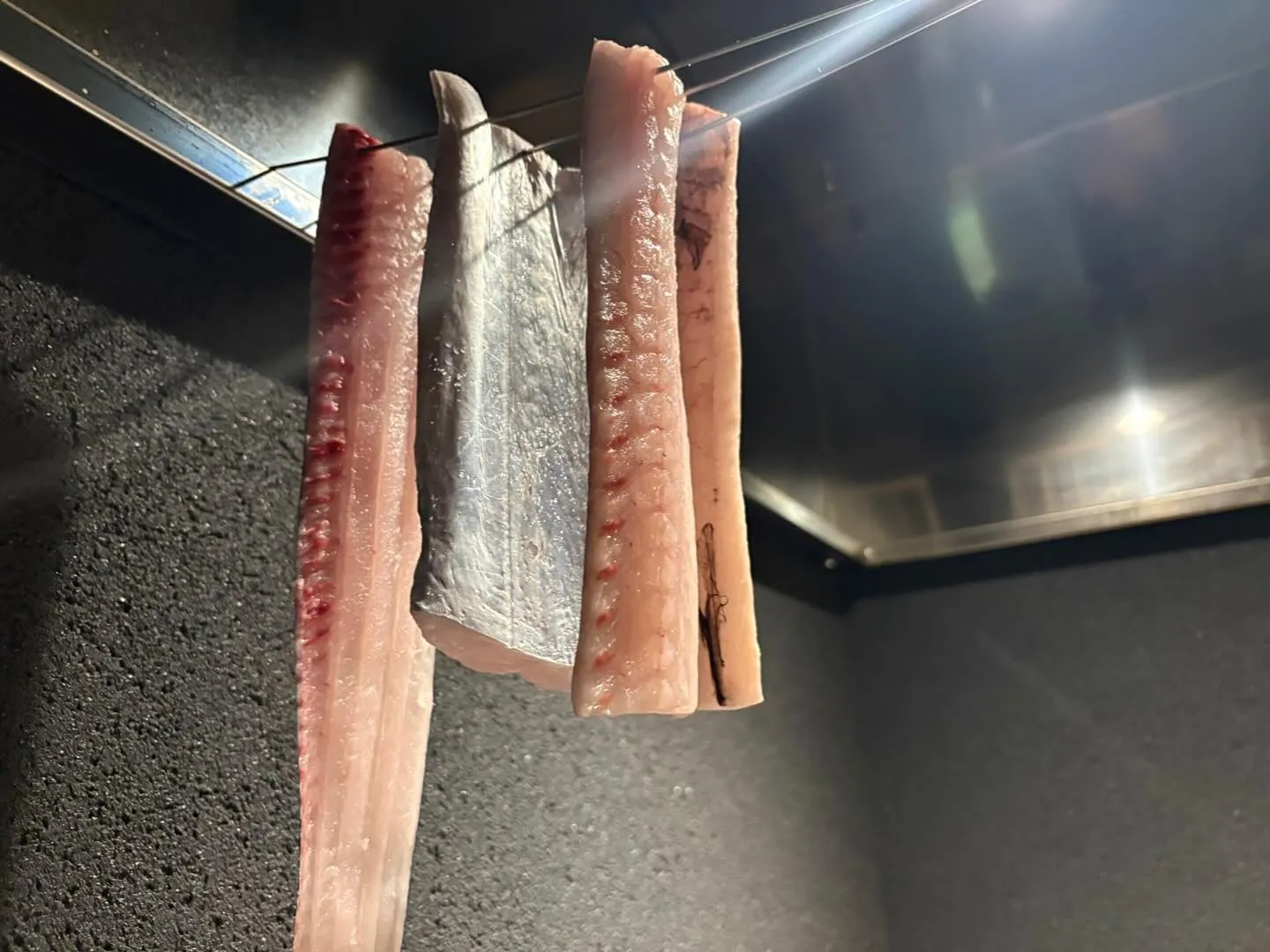 脂の乗った太刀魚の一夜干し。